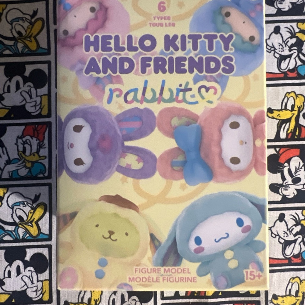 MINISO Sanrio Hello Kitty And Friends Fluffy Rabbit SeriesBlindBoxNewSealed2025 - Picture 2 of 10